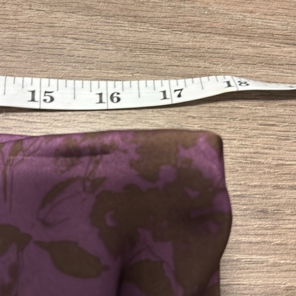 Nordstrom rack women’s maxi skirt XL brown and purple lightweight floral print - Picture 7 of 10